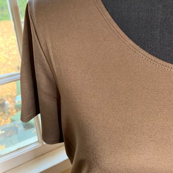 Elementz basic Jersey knit everyday T drab green size large - Picture 5 of 5